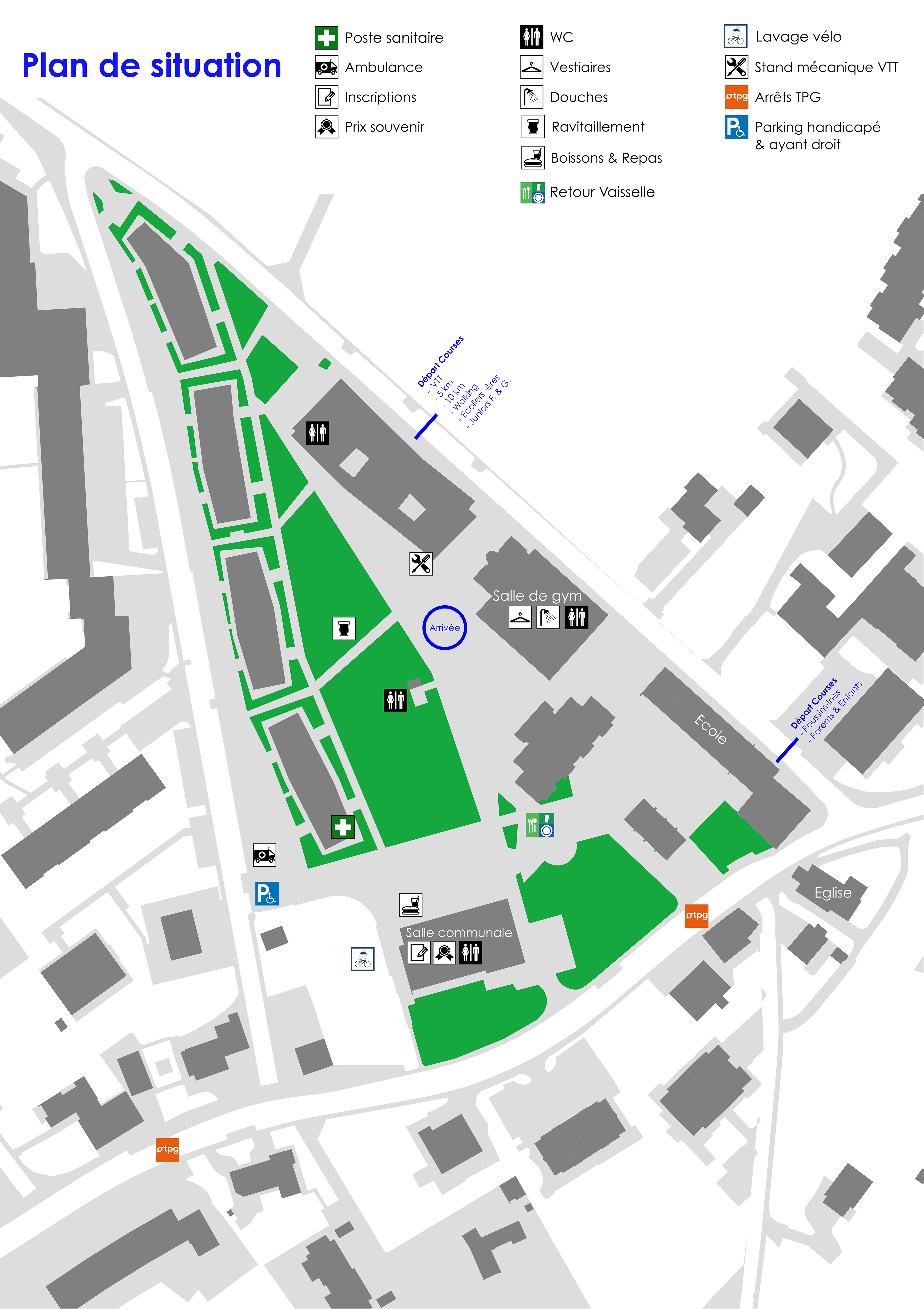 Plan de la manifestation